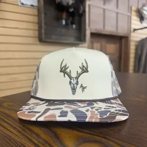 Euro Skull Rope Hat - Duck Camo