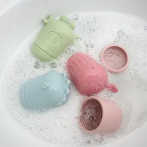 2026 New Marine Animal Silicone Bath Toys, Water Spray Shower Playthings, Soft Silicone Shower Toys for Daily Bath Time
