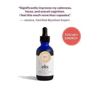 Elix Energy Support - Yang Time Organic Herbal Supplement for Natural Energy Boost