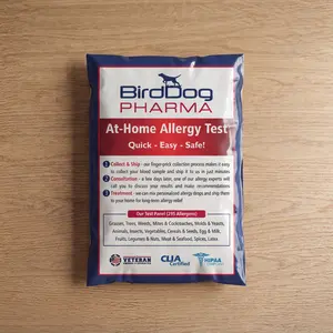 At-Home Allergy Test Kit for Adults & Kids with Lab Analysis & Phone Consultation – Finger Prick Blood Sample Screens 295 Food & Environmental Allergens