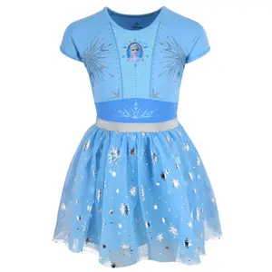 Jerry Leigh Girl's Disney Frozen Elsa Princess Cosplay Tutu Dress