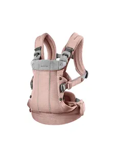 BabyBjörn Baby Carrier Harmony, Dusty Pink, 3D Mesh | 3-in-1 Ergonomic Baby Carrier; Newborn, Facing-In, Outward-Facing, and Back Carrying Positions Supported (7-40 lbs), Newborn to Toddler, Comfortable and Convenient Baby Carrier