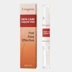 Skincare liquid pen suitable for the neck, face, and soles of the feet; features a gentle formula and is recommended for use over a period of 2–4 weeks.
