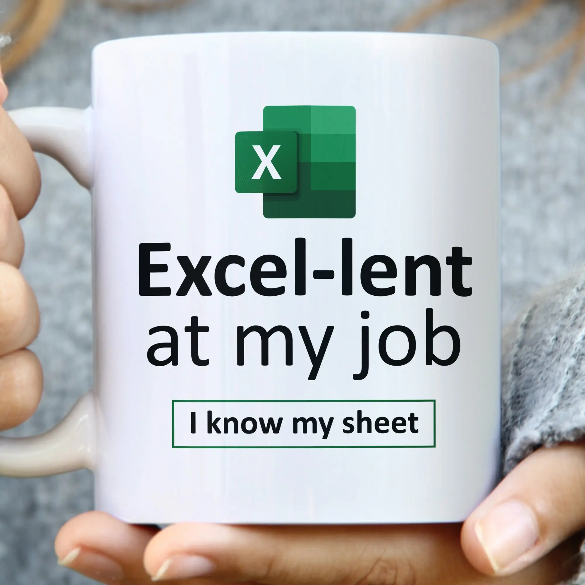 Accountant Data Analyst Present, Funny Accountant Data Analyst Gift 11oz 15oz, Excel Mugs, Coworker Gift, Ceramic Coffee Mugs