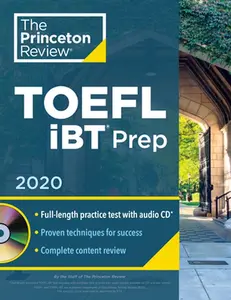 USED-Princeton Review TOEFL IBT Prep with Audio CD, 2020: Practice Test + Audio CD + Strategies & Review by The Princeton Review (Paperback)