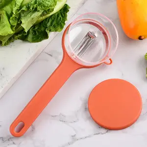Multifunctional Peeling Knife With Storage Box Manual Apple Peeling Cutter Portable Veggie Potatoes Peelers Kitchen Accessories
