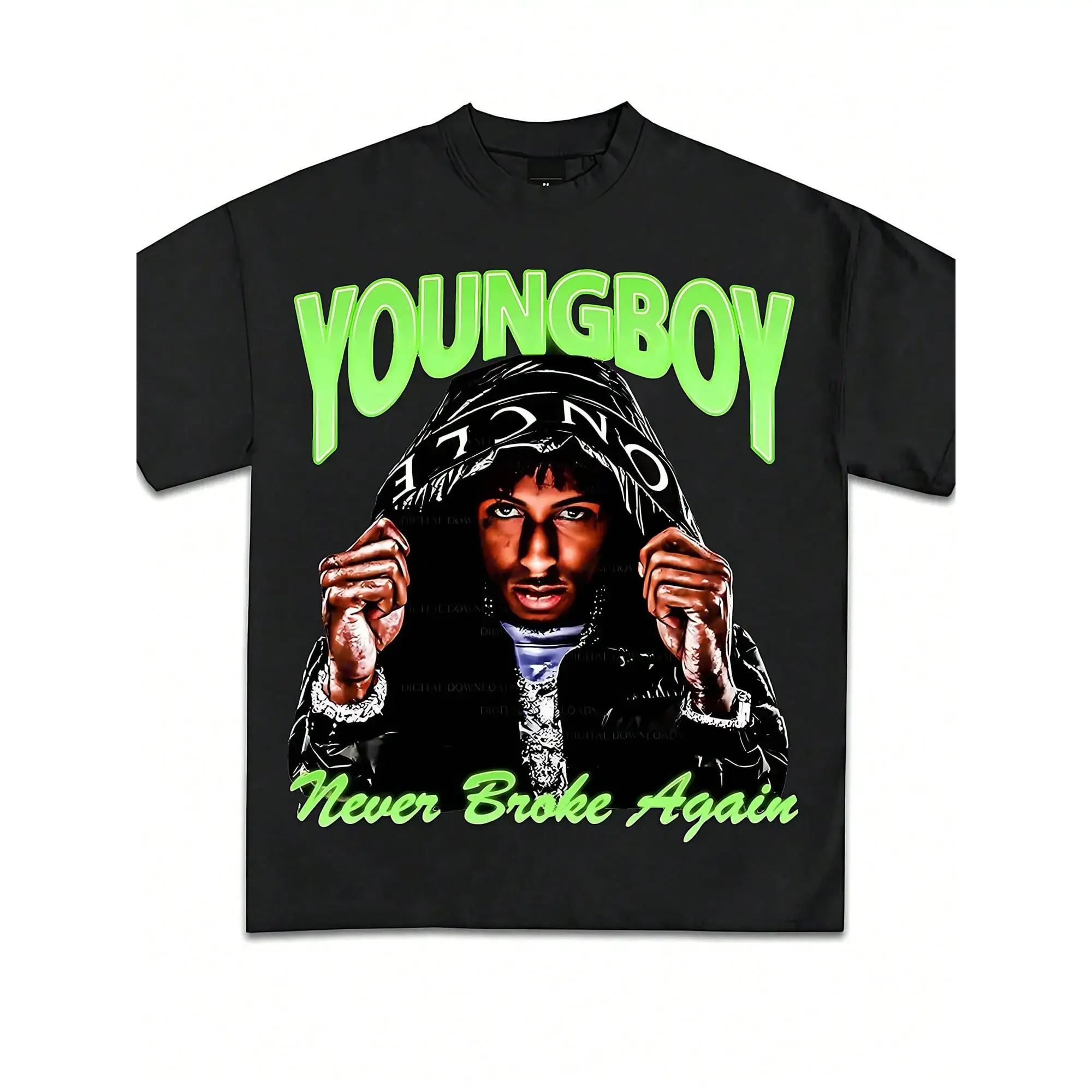 Young Boy Rapper Make America Slime Again Tour T-Shirt, Retro Y2K Style Unisex Graphic Tee, Casual Streetwear Tops Perfect Gift for Hip Hop Fans and Friends