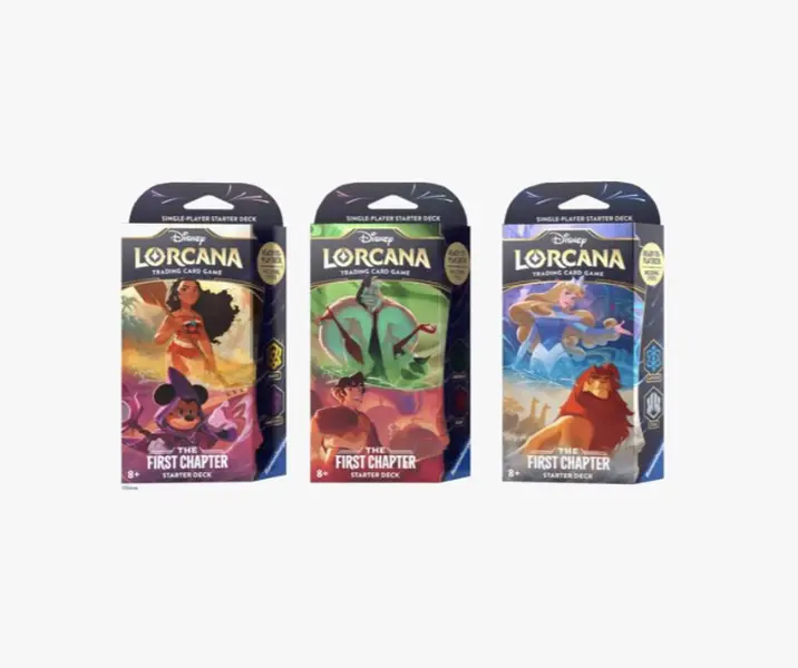 Disney Lorcana: The First Chapter Starter Deck [Set of 3] - English Version