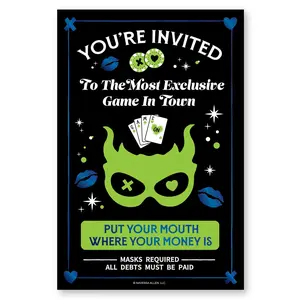 Game On: Replica Invitation Magnet (4'' x 6'')