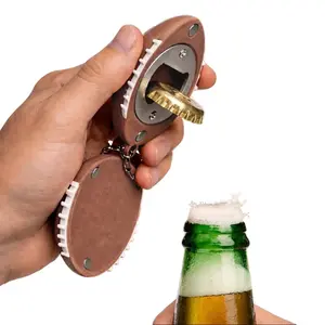 Football Bottle Opener Keychain, 3-in-1 Magnet Fridge Decor, Portable Rugby Beer Opener, Perfect Gift For NFL Fans
