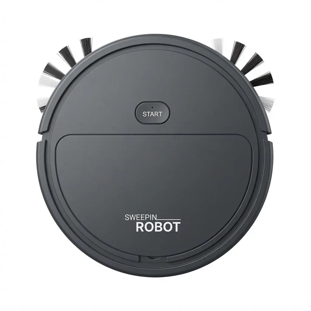 Sweeping Mini Robot Vacuum -Black