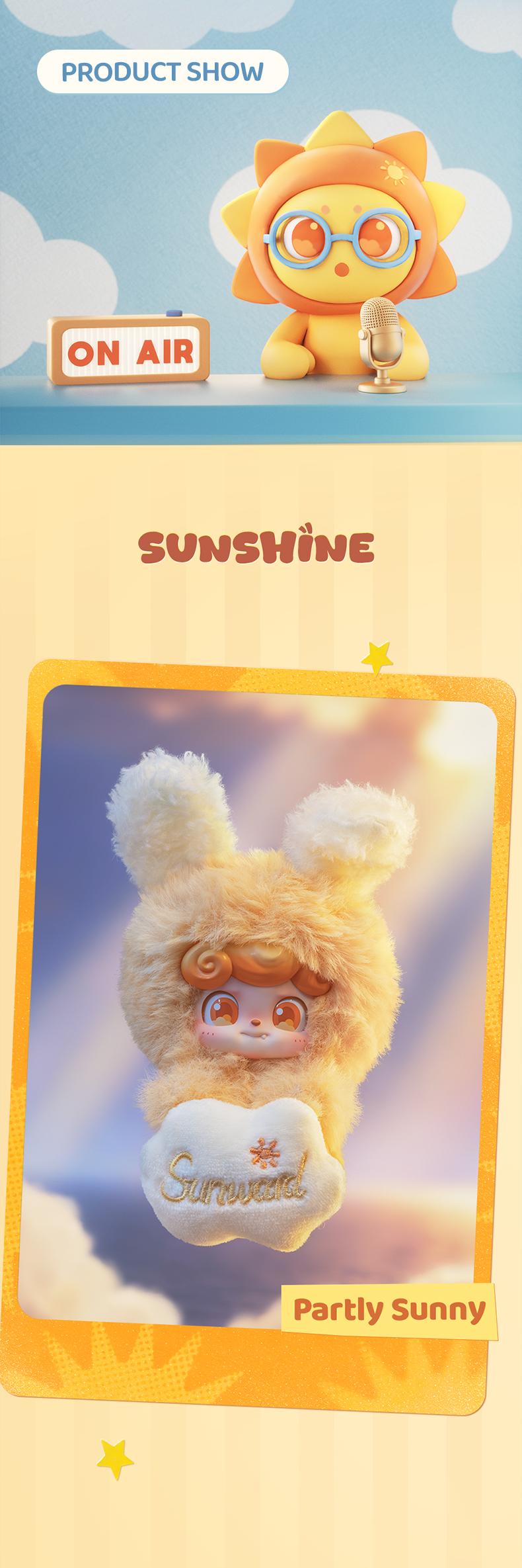 JOTOYS Q.Kid Weather Series MINI Plush Blind Box-Cute Keychain & Bag Charm Collectible Surprise Gift