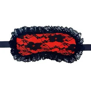 Lace Satin Eye Mask with Floral Design - Soft Satin Fabric, Adjustable Strap, Elegant Look, Comfortable Fit for Couples Intimacy and Sleep, Indoor Recreation Essential (Leisure & Outdoor Recreation Equipment)