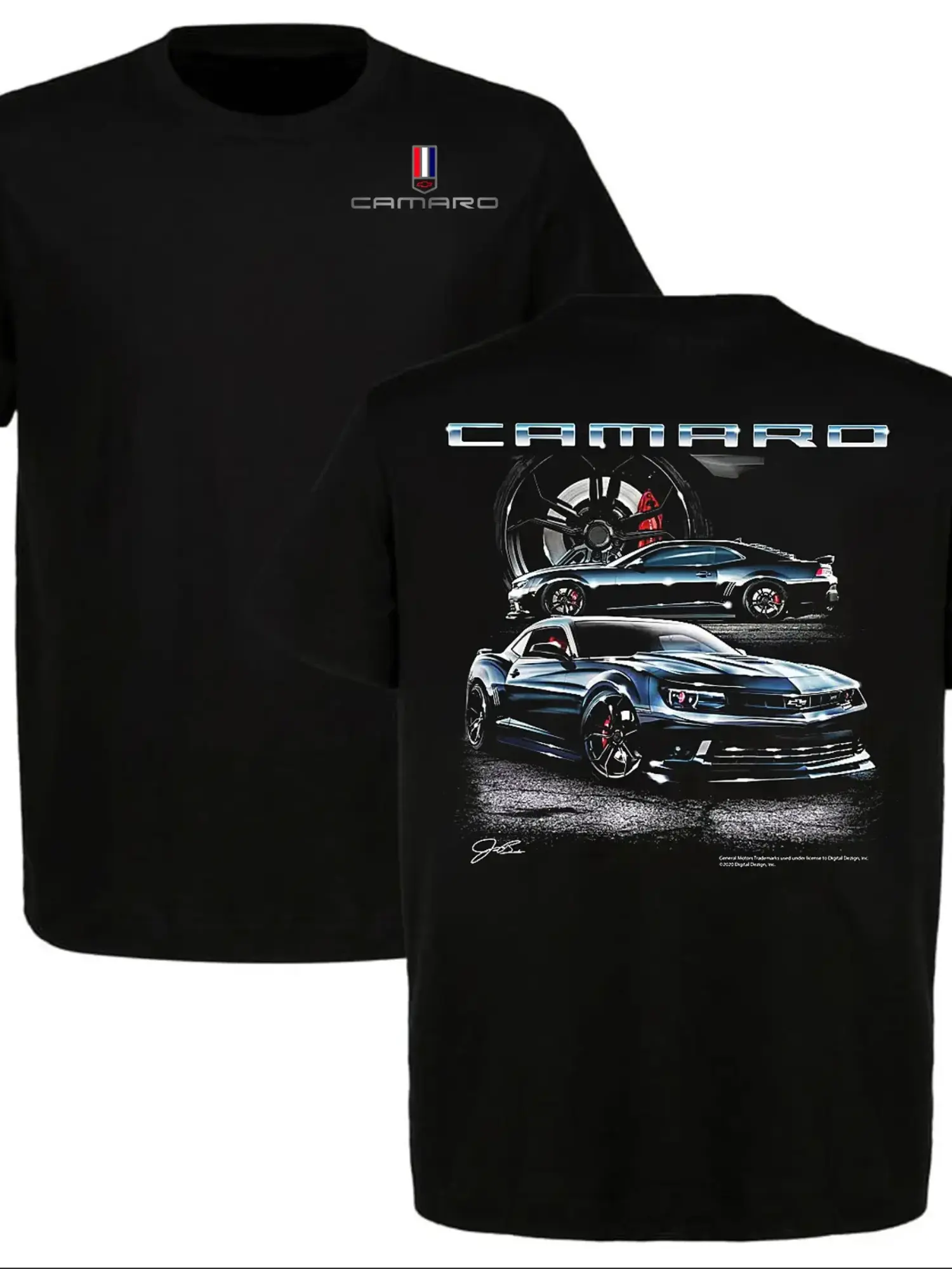 Chevrolet Camaro T-Shirt, Camaro Muscle Car Graphic Tee, Classic American Performance Car Shirt, Vintage Camaro Enthusiast Apparel, Gift for Chevy Camaro Owners or Car Lovers Men's Tops