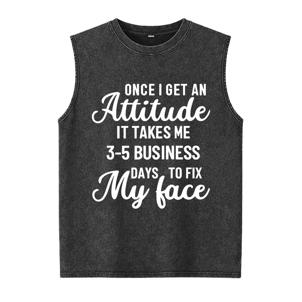 Men's Plus Size Vintage Graphic Tank Top, Baggy Washed Cotton Streetwear Shirt, Breathable Crew Neck Sleeveless Tee for Gym & Casual Wear, Oversize, Round, Cargo, Seamless, Smooth, Loose, Menswear, Retro, Soft, Round Neck, Fabric