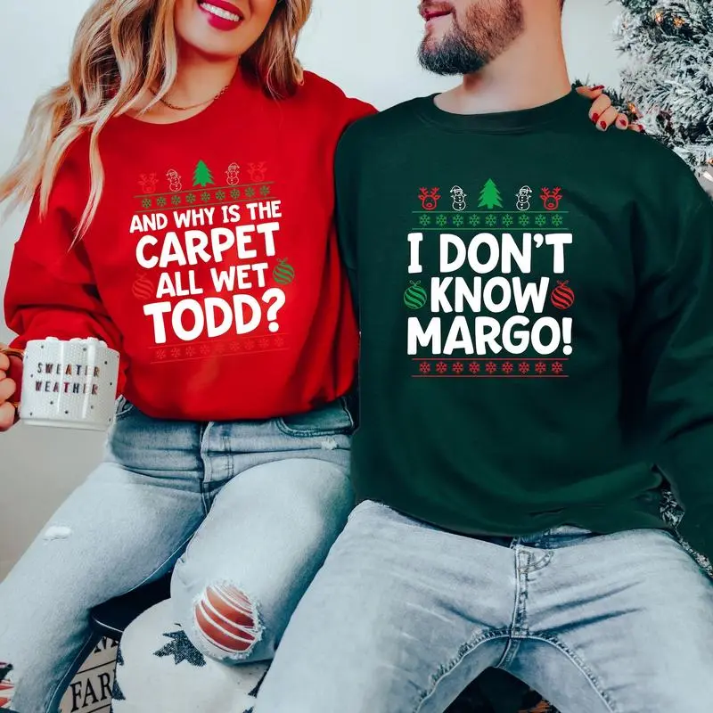 Christmas Couple Shirt Sweatshirt , Christmas Sweatshirt, Shirt For Today, Christmas Matching Sweater, Xmas Party Couple