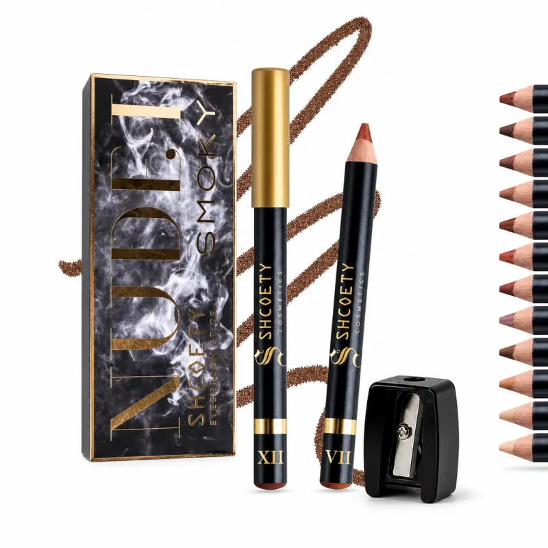 12 Color Wooden Shimmer Eyeshadow Pencil, Complimentary Pen Sharpener, Multi‑use Eye Makeup Pens Smudge‑Proof Sweat Resistant Pearl High Shine Smoky Lying Silkworm Cosmetic, Birthdays gift, Mother's Day gift Flawless