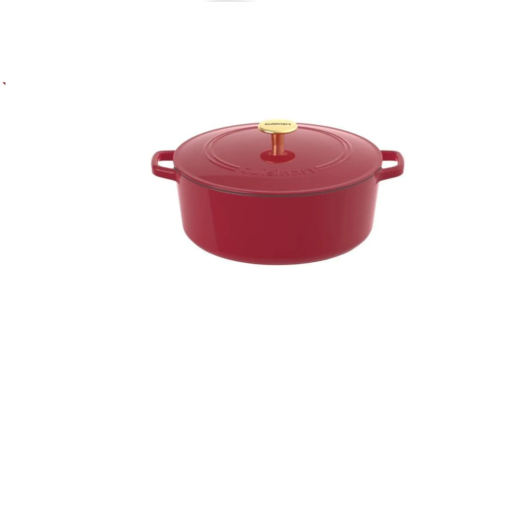 Cuisinart Oval Casserole, Red, 7 Qt