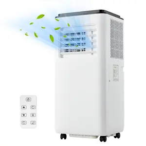 Portable Air Conditioner, 10000 BTU AC Unit Cools Up to 450 Sq ft, Air Conditioner Portable Energy Saving 45dB Quiet, Drainage-Free Auto Evaporation 24H Timer Remote Control, Bedroom Office
