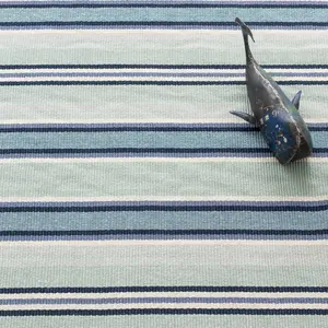 Barbados Stripe Handwoven Cotton Rug 2x3
