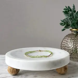 August Birthstone Bracelet • Handmade with Peridot & Gold Filled Beads • Ethically Sourced • Water & Tarnish Resistant • Elegant & Durable Jewelry • Perfect Birthday Gift • Zodiac Jewelry • Gift with a Meaning