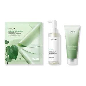 Anua Heartleaf Cleansing Duo With Free Heartleaf Collagen Mask