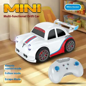 Auto Escape, Auto Follow, Latest 2026 AI Smart RC Car, Four-Wheel Drive Mini High-Speed Drift Racing Car with Cool LED Lights & Gesture-Sensing Remote Control Car Toy for Boys, Ideal Birthday Gifts