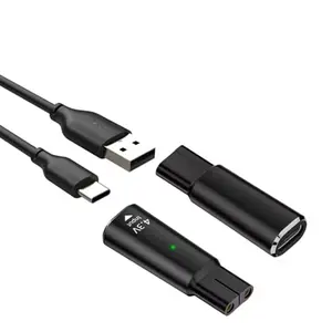 4.3V Type-C Shaver Adapter Charging Converter for Philips Norelco One Blade QP2520 QP2620 QP2515 with Charging Indicator