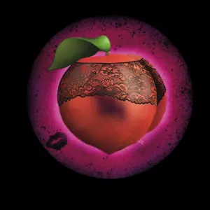 Bruised Peach sticker