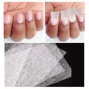 10/20pcs Nail Extension Silk Fiberglass Non-woven Silks Form Wrap Manicure Building UV Gel French Acrylic Tips Glass Fiber Paper