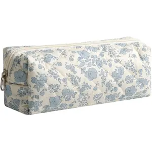 Large Floral Pencil Case, Cute Makeup Bag, Large Capacity Stationery Organizer, Office & School Supplies for Teens Boys Girls, Coloring Supplies, Color Pencils