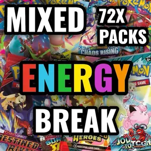 TCG SHRIMP Energy Break 72x Pack Break (LVE RIP)