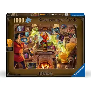 Ravensburger Disney Villainous: Gaston and Figurine 1000 Piece Puzzle