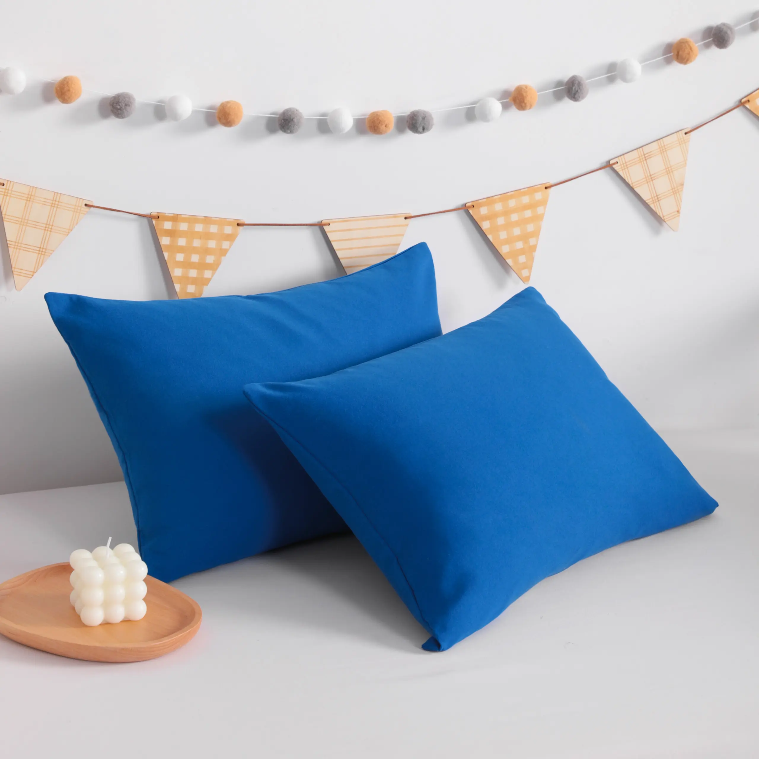 Bedsum Soft Travel Pillowcase 14"x20", Double Brushed Microfiber with Envelope Closure, Silky Smooth Cover