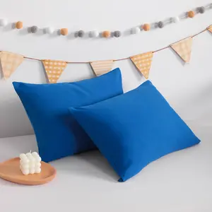 Bedsum Soft Travel Pillowcase 14"x20", Double Brushed Microfiber with Envelope Closure, Silky Smooth Cover