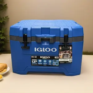 Igloo 50 QT Overland Ice Chest Cooler, Blue