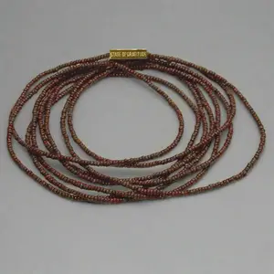 Oxblood Gratitude Bracelet Wrap - Fashion Accessory
