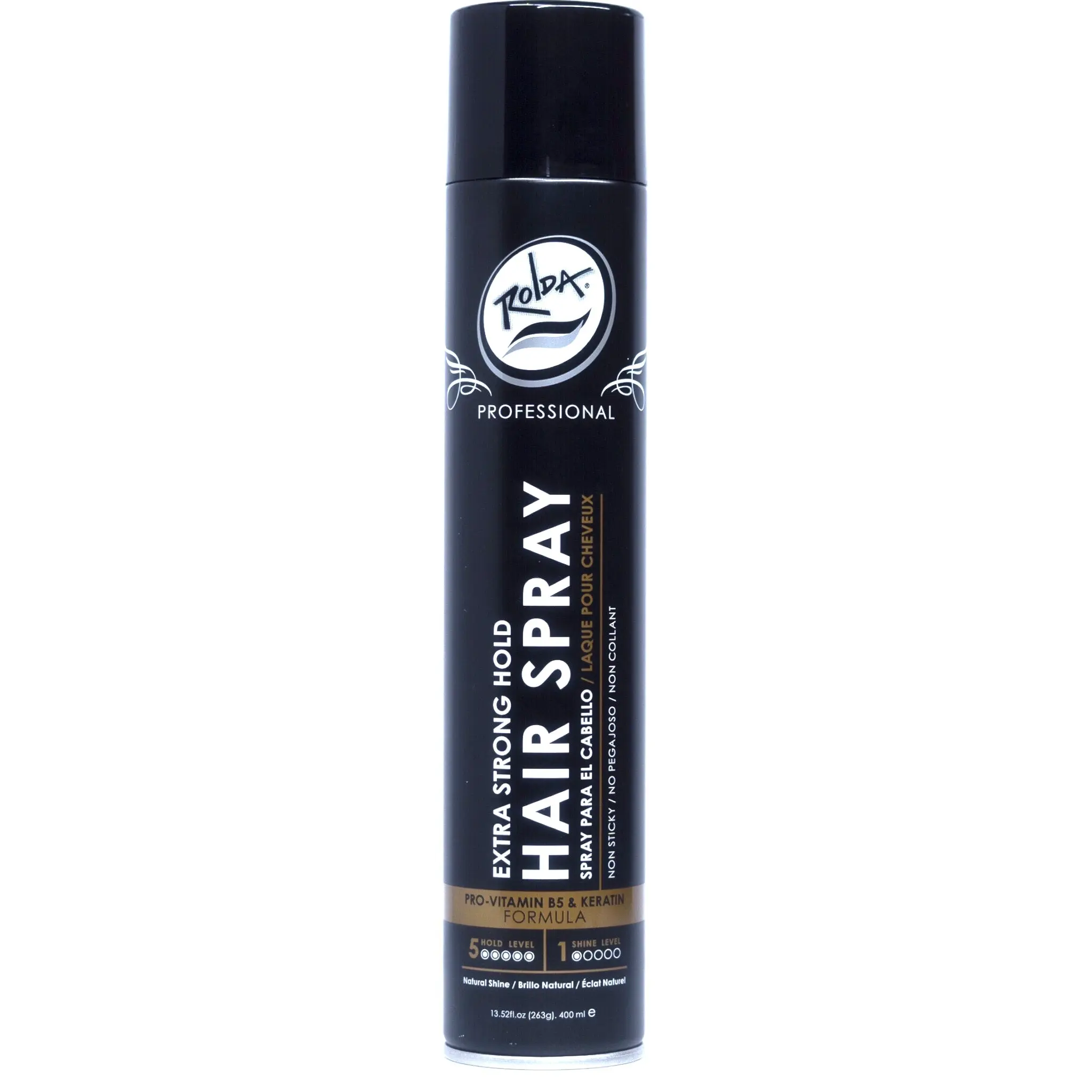 Rolda - Hair Spray Extra Strong Hold |  Matte Finish, Hair Care, Anti-Frizz Gel Haircare Lightweight Lightweight