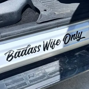 Badass Wife Only Decal