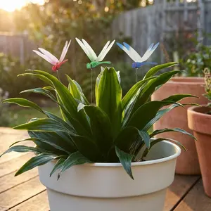 3D Printed Big Size Dragonfly Clip, Pet-Safe Fly & Horsefly Deterrent for Dogs and Cats, Deer Fly Repellent Clip-On, Garden Bird Scare Device, Indoor/Outdoor Pest Control for Pet Yard