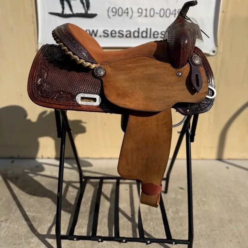 15” Teskeys Barrel Collection Saddle Used