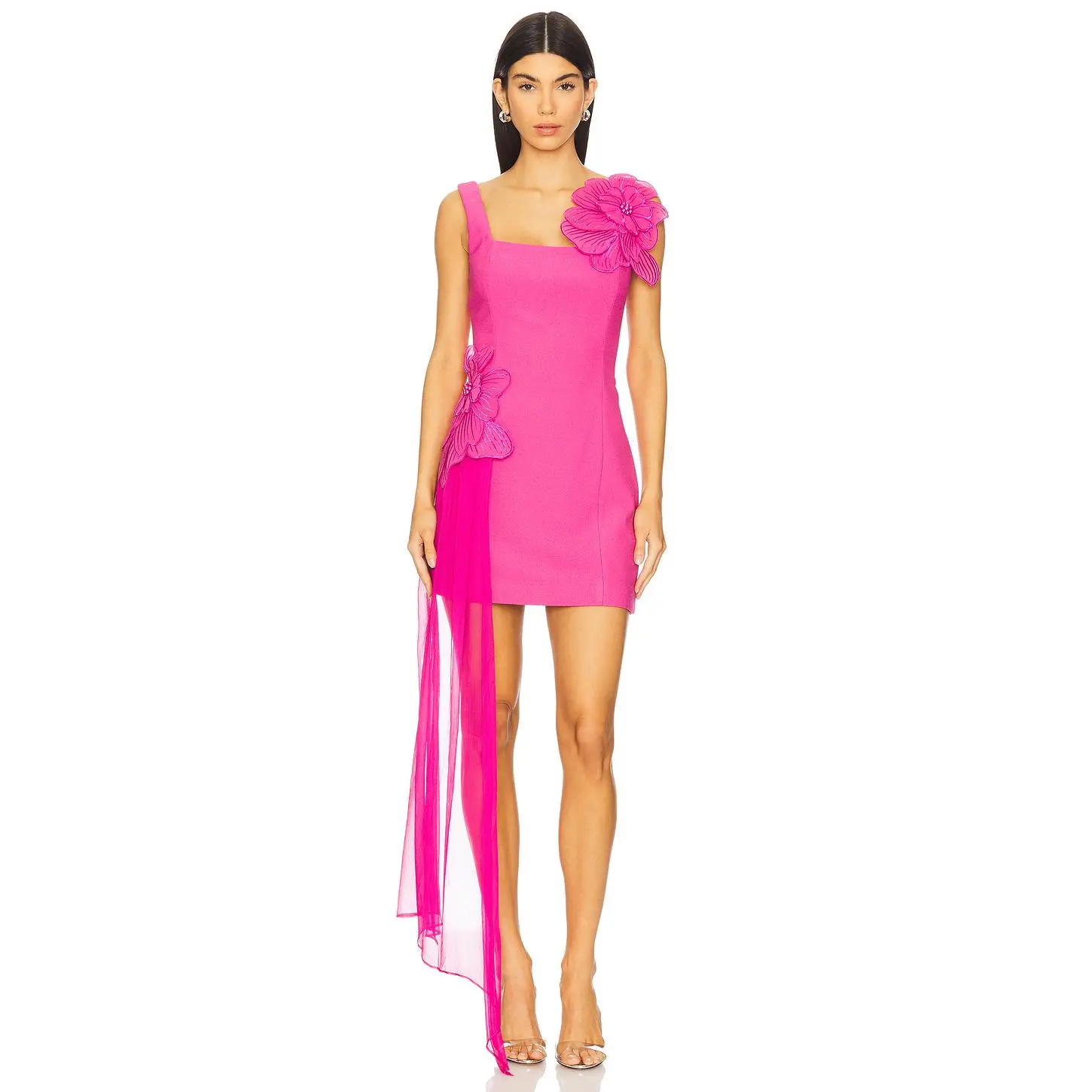 ELLIATT Janelle Party Mini Dress in Fuchsia