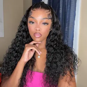 Glueless Pre Braided Wig Curly Hair 13x4 PreMax 3D Cap Wig With Mini Knots Bleached