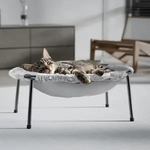 Desk & Floor Cat Hammock,Soft Elevated Pet Bed for Dogs & Cats, Glow in The Dark,Napping Spot,Raised Cozy Hammock,Cat Lounge Furniture