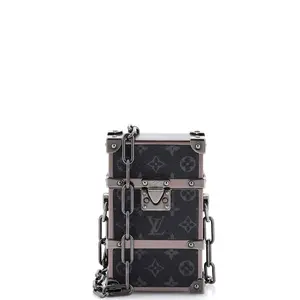 Pre-owned Louis Vuitton material Messenger Bags Trunk Box Pouch Monogram Eclipse Canvas by Rebag
