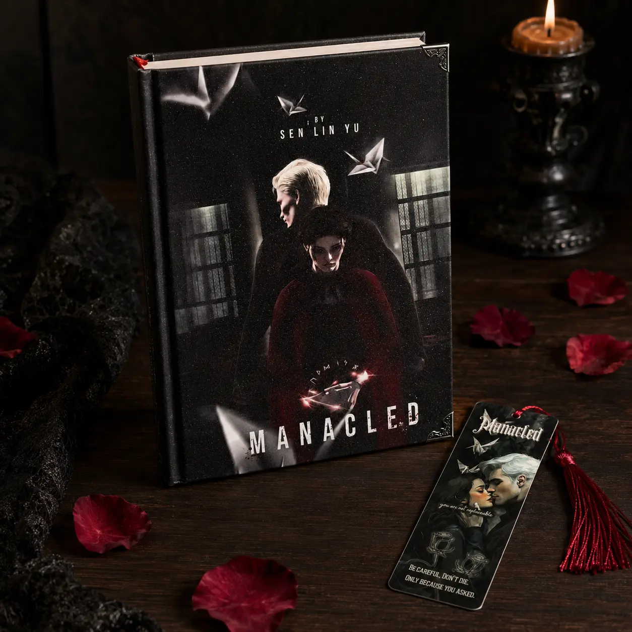 Manacled Special Edition Hardcover Book Set with Bookmark – Gothic Romance Collector’s Edition