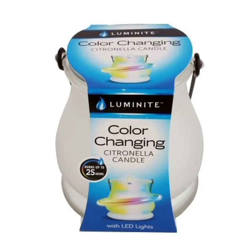 212 MAIN Luminite 7627581 Outdoor Citronella Scented Oil Candle with Holder, 7.1 oz Each, Pack of 12, Scented Candles