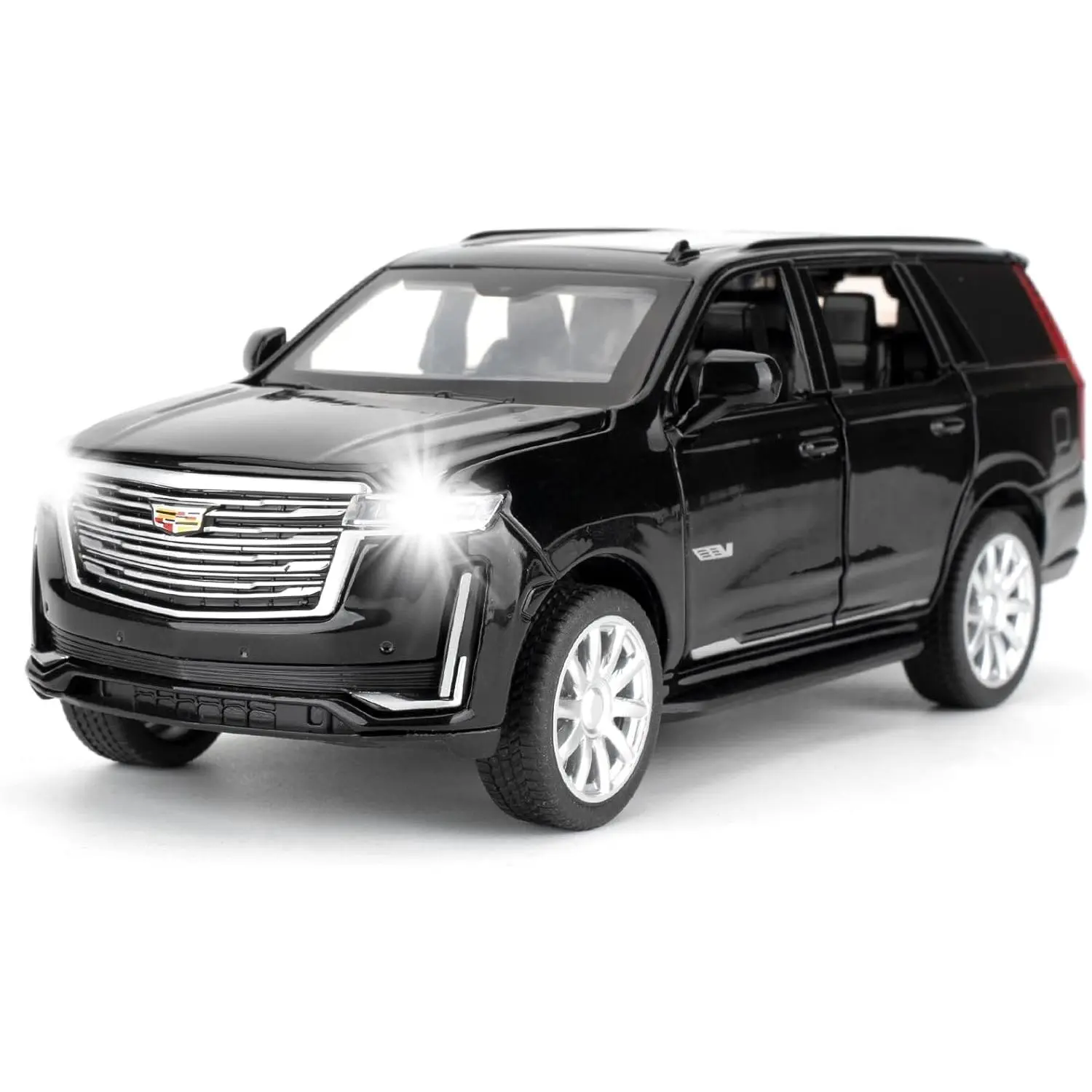 1:32 Scale Car Model Suitable for Collectible SUV Die-cast Toy Car, Zinc Alloy Pull-back Toy Car with Sound and Lights Suitable for Adults Boys and Girls