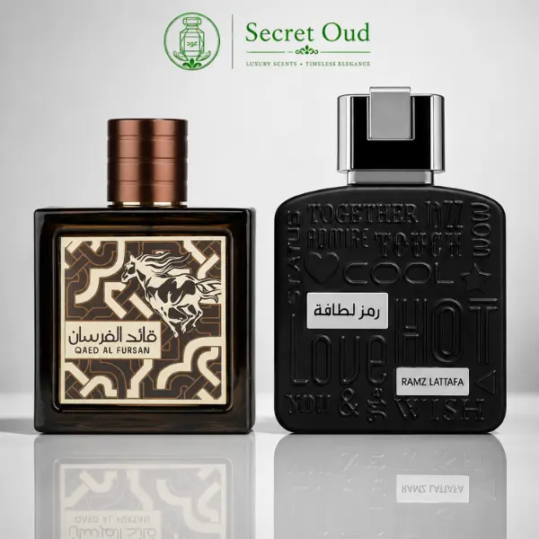 Qaed Al Fursan Untamed + Ramz Lattafa Silver – 2‑Piece Men’s Fragrance Bundle (100ml Each)