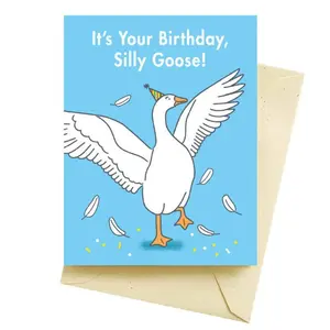 Silly Goose Birthday Card